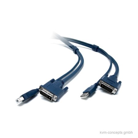 ADDER VSCD4 DVI-D Dual Link ST-ST & USB A - USB-B ST-ST 5,0m - Produktbild