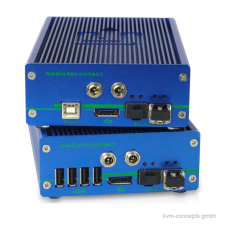 KVM-TEC media4Kconnect (6930) Fiber 4K KVM-Extender Set | Produktbild